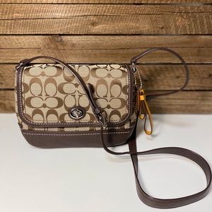 Coach Park Signature Violet Crossbody